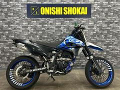 カワサキ　ＤトラッカーＸ　デルタバレル４マフラー　フォグランプ　エンジョイシート