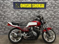 ホンダ　ＣＢＸ５５０Ｆ　４００ＣＣ公認登録　己の道マフラー　アップハンドル