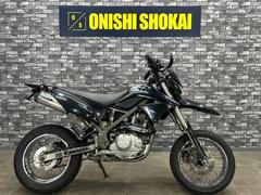 カワサキ　Ｄトラッカー１２５　バレル４マフラー　フェンダーレス　エンジンスライダー