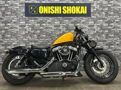 ＨＡＲＬＥＹ−ＤＡＶＩＤＳＯＮ　ＸＬ１２００Ｘ　フォーティエイト　スラッシュカットマフラー　Ｓ＆Ｓエアクリーナー　サイドバック　シングルシート