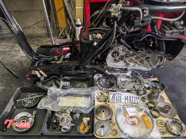 バイク屋の安心の整備済み！トゥデイ！外装新品自賠責２年付き！ ホンダ トゥデイ 6か月保証付き フル整備済み 消耗品オール新品