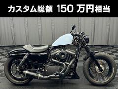 ＨＡＲＬＥＹ−ＤＡＶＩＤＳＯＮ　ＸＬ１２００Ｘ　フォーティエイト　Ｄ＆Ｄフルエキ　サンダーマックスオートチューンキット　カフェスタイル