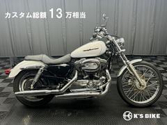 ＨＡＲＬＥＹ−ＤＡＶＩＤＳＯＮ　ＸＬ１２００Ｃ　カスタム　メッキＦフェンダー　ミラー　サドルバッグサポート　グリップ　ペグ類Ｆウィンカーリロケーション他