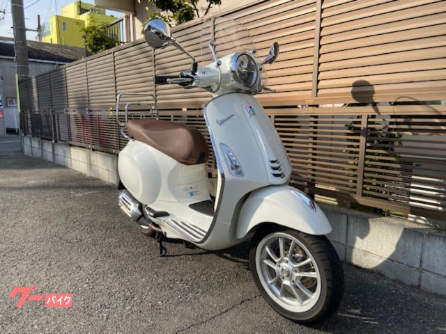 特上美品 vespa ベスパ primavera 75th 限定オプション リアバッグ