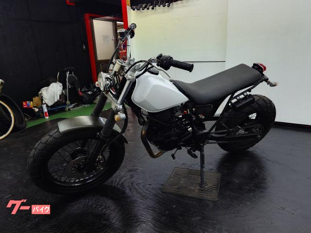 ヤマハ TW200 ロンスイスカチューン 社外マフラー フェンダーレス
