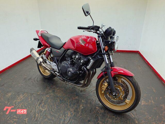 ＣＢ４００Ｓｕｐｅｒ　Ｆｏｕｒ　ＶＴＥＣ　Ｒｅｖｏ　ＬＣＩスリップオンマフラー　社外リアショック　エンジンスライダー