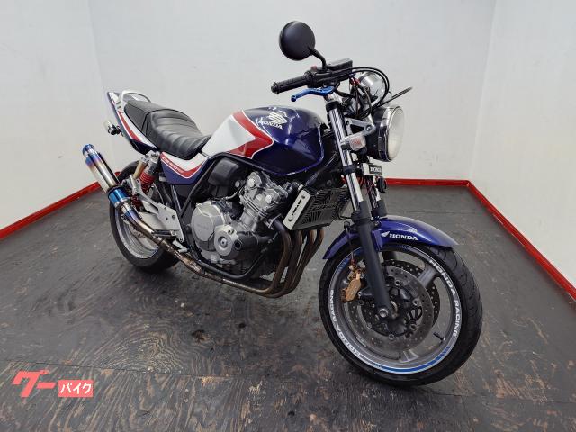 ＣＢ４００Ｓｕｐｅｒ　Ｆｏｕｒ　ＶＴＥＣ　Ｒｅｖｏ　社外マフラー　タックロールシート　コンドルハンドル　フェンダーレス