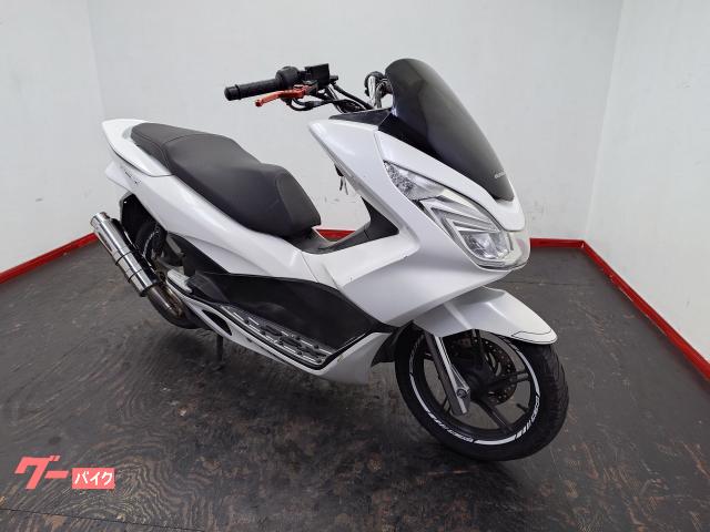 PCX JF56 SPタダオマフラー アルミステップ スペアキー2本
