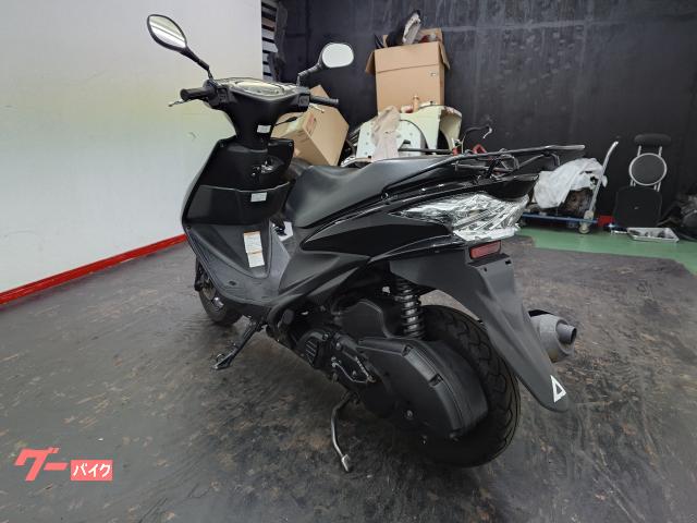 スズキ アドレスV125S 社外外装ブラック 社外LEDウインカー