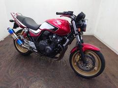 ホンダ　ＣＢ４００Ｓｕｐｅｒ　Ｆｏｕｒ　ビームススリップオンマフラー　社外クラッチブレーキレバー