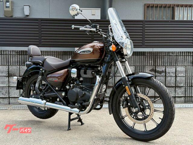 メテオ３５０　スーパーノヴァ　ブラウン　正規ディーラー中古車　ＥＴＣ付き　トリッパーナビ付き　サイドバックサポート　大型スクリーン