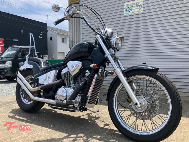 ホンダ スティード400 アップスラッシュカットマフラー スカイハイ