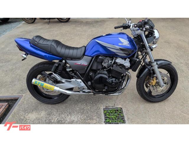 ＣＢ４００Ｓｕｐｅｒ　Ｆｏｕｒ　ＲＰＭマフラー　ワンズタックロールシート　ＵＣＰＯリヤサス　コンドルハンドル　フェンダーレス
