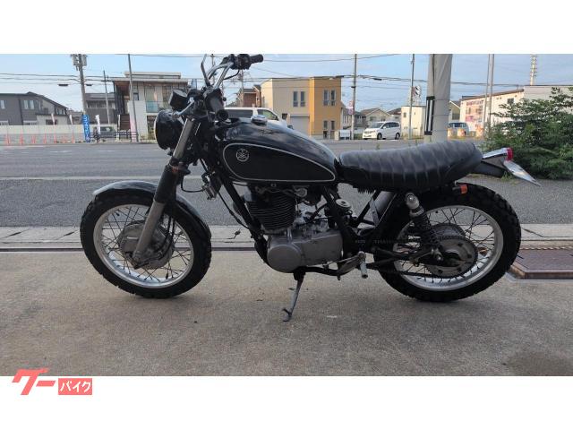 ヤマハ SR400 ステンレスマフラー 使用期間短 自宅保管品 全長680 美品 ヤマハ SR400 1988モデル1JR ブロックタイヤ ワイド