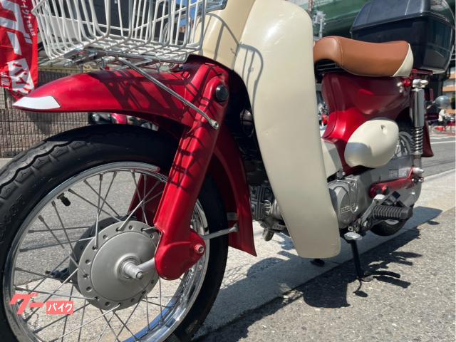 ホンダ リトルカブ キャブ車 タイヤ前後新品 グリップ新品 走行距離