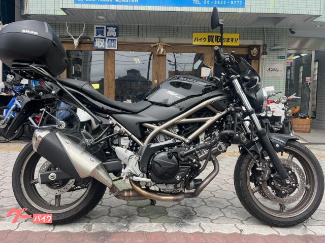 ＳＶ６５０　　　ＡＢＳ　　　　　ＥＴＣ　＆エンデュランス製リアキャリア　ＳＨＡＤトップケース搭載　タイプＣ　　ＵＳＢ付き