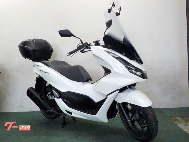 ＰＣＸ１６０　２０２１年モデル　純正ロングスクリーン　純正グリップヒーター　純正リヤＢＯＸ　純正スペアキー　ＬＥＤヘッドライト