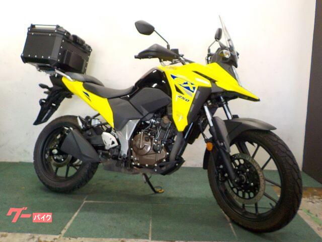 Ｖ−ストローム２５０ＳＸリヤＢＯＸ　２０２４年登録モデル　イエロー　純正スペアキー　フルノーマル　ＬＥＤ