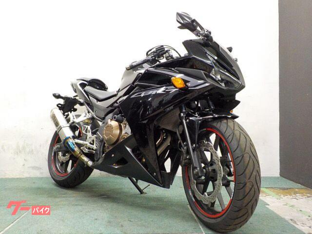 ＣＢＲ４００Ｒ　純正スペアキー　オーバー製スリップオンマフラー　オーバー製バックステップ　セパレートハンドル　純正スペアキー