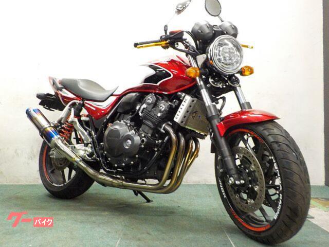 ＣＢ４００Ｓｕｐｅｒ　Ｆｏｕｒ　ＶＴＥＣ　Ｒｅｖｏ　ベビーフェイス製バックステップキット　ビームスマフラー　エンジンスライダー
