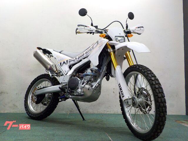 ＷＲ２５０Ｒ　ＲＣ甲子園マフラー　フェンダーレス　ステップカスタム　ナックルガード　ローダウンリンク　倒立フロントフォーク