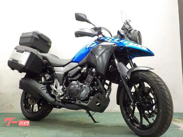 V−ストローム250 純正オプション3点パニア装備 2021年式モデル 販売店保証付き バッテリー新品