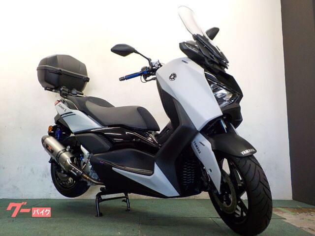 X−MAX250 2024年式モデル 純正OPグリップヒーター ローダウンサスペンション ヨシムラマフラー リヤBOX ステップカ