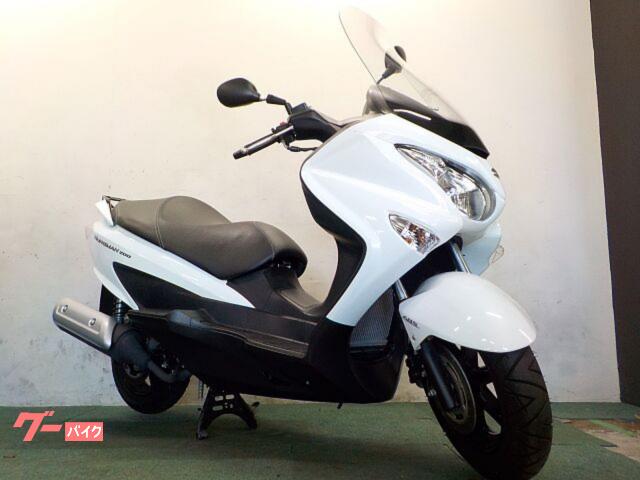 バーグマン２００　２０２１年モデル　ＡＢＳ　純正ＯＰグリップヒーター　リヤキャリア　盗難防止アラーム　純正スペアキーカバー付き