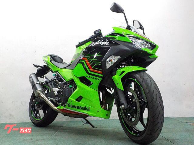 Ninja 400 2023年モデル ETC2.0 純正スペアキー WR‘Sマフラー USB2ポート KRTカラー EX400L型