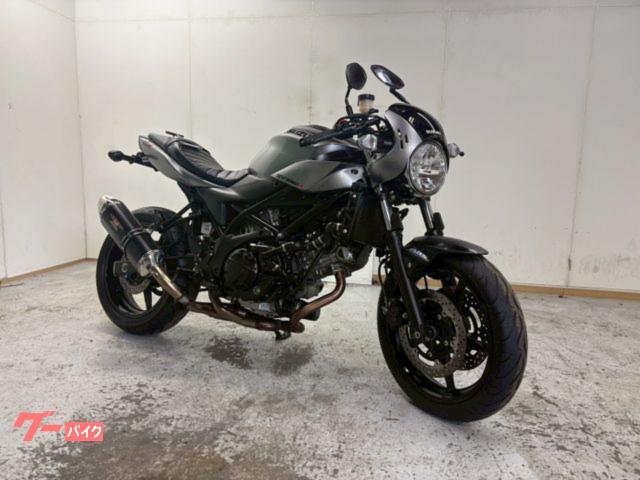ＳＶ６５０Ｘ　Ｖ型エンジン　ヨシムラマフラー　ＥＴＣ　フェンダーレス　レーシングフック　タックロールシート　合鍵有