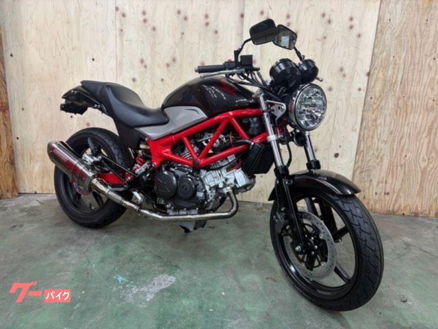 ＶＴＲ２５０　無限マフラー　フェンダーレス　Ｖ型エンジン　２気筒　フューエルインジェクション　カスタムウインカー