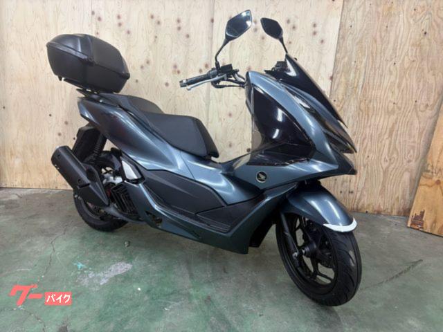 ＰＣＸ　バーハンドル　バーミツバ　ドライブレコーダー　ＥＤＲ２１Ｇα　風防・サイド　　ホンダ純正オプションキャリア　リア・ボックス