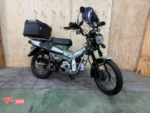 ＣＴ１２５ハンターカブ　フォグランプ　グリップ・ヒーター　ＵＳＢ電源　リアボックス　スクリーン　ナックルガード　可変レバー
