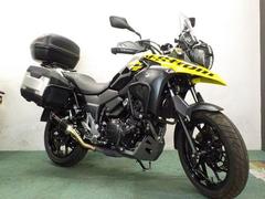 スズキ　Ｖ−ストローム２５０　ＥＴＣ装備　エンジンガード　３点フルパニア　グリップヒーター　ツーリングカスタム
