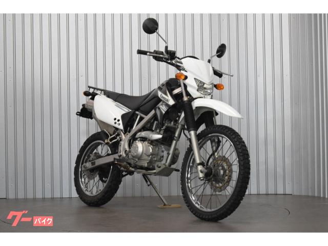ＫＬＸ１２５　ブラック　ホワイト　２０１１年モデル　リアキャリア