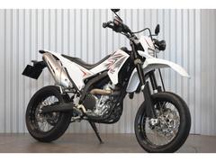 ヤマハ　ＷＲ２５０Ｘ　２０１０年モデル　ホワイト　社外レバー　ハンドガード