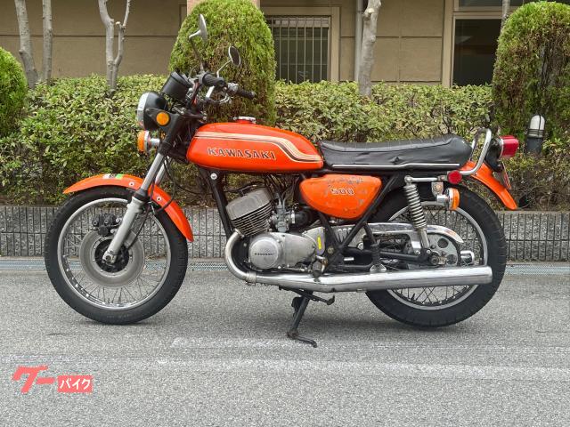 カワサキ 500SSマッハIII初期フレーム番号4000番台｜KMII
