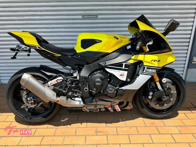 ＹＺＦ−Ｒ１　プレスト正規モデル　ＲＮ４９１　カスタム多数　アサヒナレーシングエグゾーストパイプ／ＯＶＥＲバックステップ他検査２年