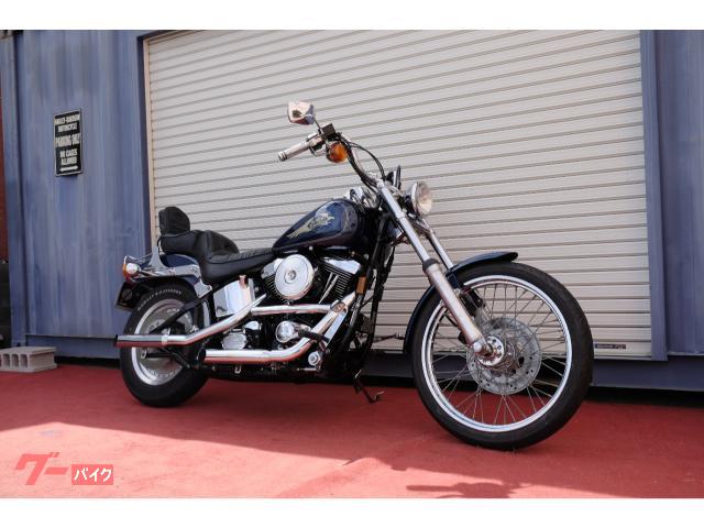 ＦＸＳＴＣ　ソフテイルカスタム・ＨＤ純正ＯＰスリップオンマフラー・キャブ車・ＥＶＯ・販売店保証あり