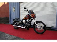 ＨＡＲＬＥＹ−ＤＡＶＩＤＳＯＮ　ＦＸＤＷＧ　ワイドグライド・モーターステージ製２ｉｎ１マフラー・社外製フレイム塗装フェアリング・ＥＴＣ・販売店保証あり