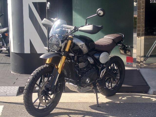 スクランブラー400X サンプガード ハイマッドガード スクリーン付