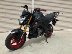カワサキ　Ｚ１２５ＰＲＯ　新品ヤマモトレーシングマフラー　キャリヤ付き
