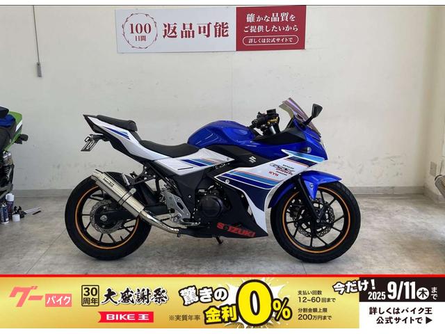 ＧＳＸ２５０Ｒ　２０１９年モデル　ＷＲ’Ｓサイレンサー　フェンダーレス　カスタムレバー　ＵＳＢ電源　スクリーン