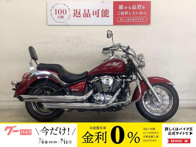 バルカン９００クラシック　インジェクション　２００７年式モデル　エンジンガード　バックレスト　サイドバック　他アクセサリ多数