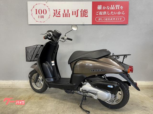 トゥデイFI   ブラウン　AF67 登録、整備代込みの価格 ホンダ トゥデイ AF67 2012年式モデル フルノーマル 前カゴ