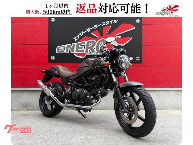 ＶＴＲ２５０　モリワキマフラー　マットビュレットシルバー　社外ヘッドライト　デイトナスマホホルダー　ハリケーンハンドル