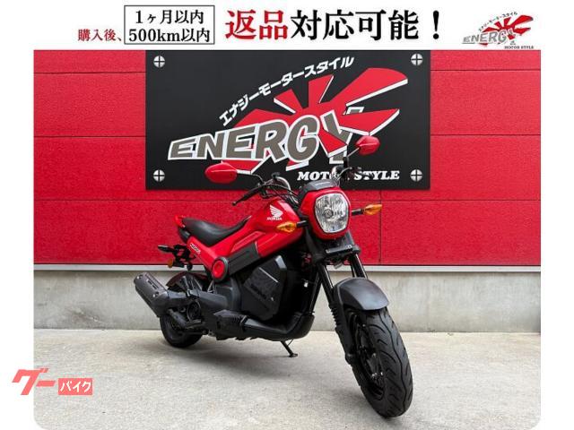 ＮＡＶＩ１１０　ラゲッジボックス付き　２０１８年モデル　Ｐａｔｒｉｏｔ　Ｒｅｄ　キック　併用式　キャブレター式　空冷４ストローク