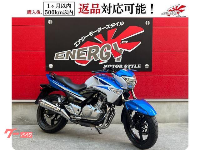 ＧＳＲ２５０　トリトンブルーメタリック／パールグレッシャーホワイト　社外マフラー　レバー交換　生産終了モデル