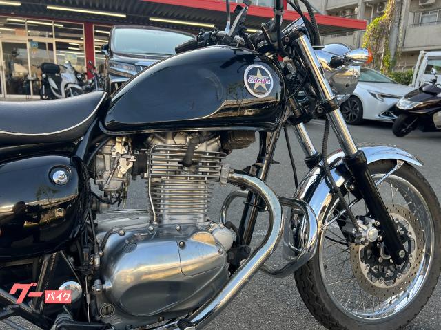 ☆エストレアRS☆シート・マフラーなどカスタム車両^_^バッテリー・プラグ・オイルなど新品交換済み☆色々整備で快調ですよ☆ カワサキ エストレヤRS リミテッドエディション エンジンガード