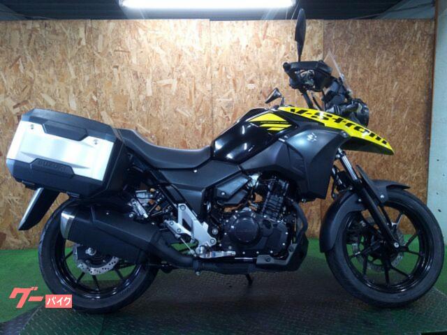 Ｖ−ストローム２５０　ＡＢＳ標準装備モデル　左右パニアケース装着車両